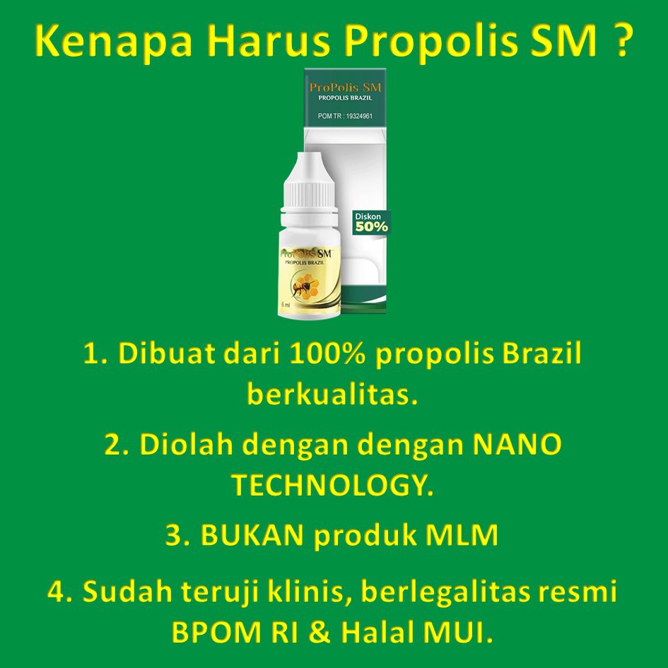 Obat Tetes Sinusitis Akut Kronis Gejala Sinusitis Untuk Anak &amp; Dewasa Propolis SM Original