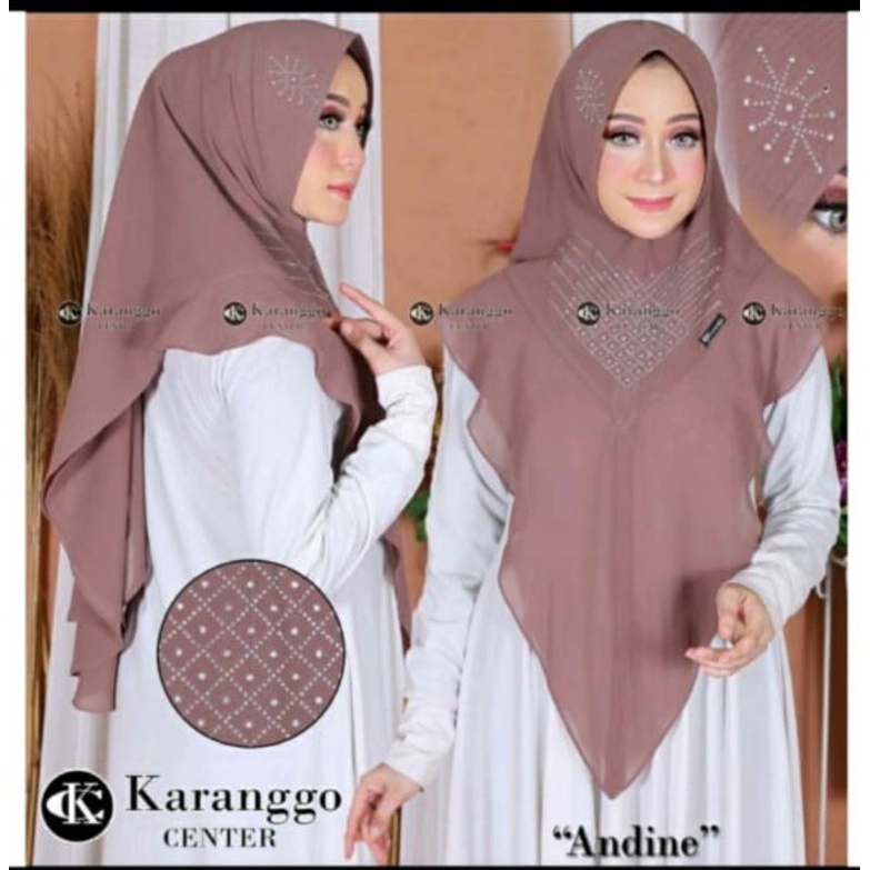 Khimar Andine ORI karanggo ceruty babydoll
