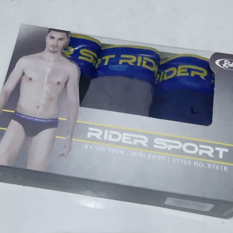 d/n,Celana dalam pria Rider Sport katun 100% R761B