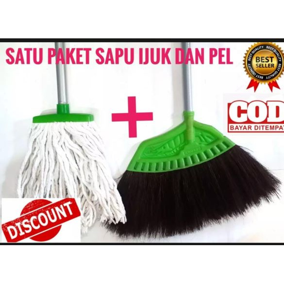 sapu + pel paket murah/sapu pel