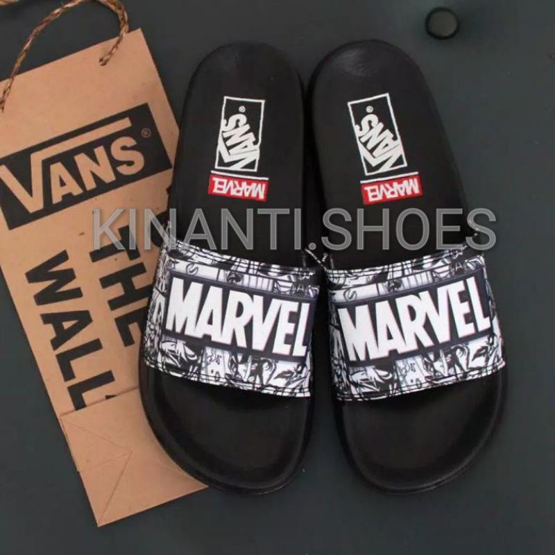 Sendal Slide Pria VANS MARVEL Sandal Slip On Sandal Slop Terbaru