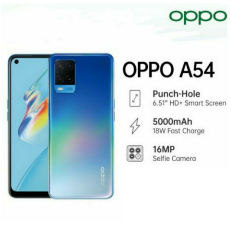 OPPO A54 RAM 6 | A54 4 /64GB  GARANSI RESMI OPPO INDONESIA