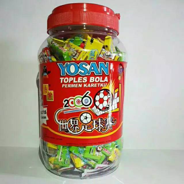 

Permen karet yosan isi 200 pcs