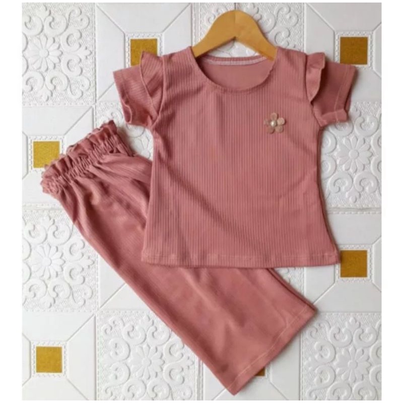 Knit mango anak satu set