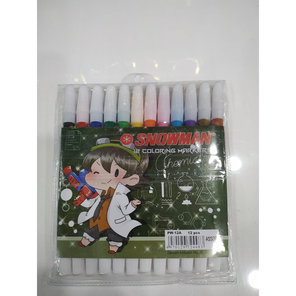 

SPIDOL SNOWMAN 12 WARNA PW-12A