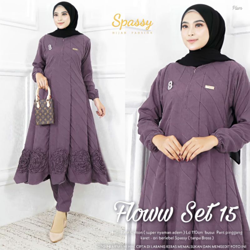 Gamis Muslimah Pakaian Wanita Pakaian Wanita Muslimah Pakaian Kekinian Dress Spassy