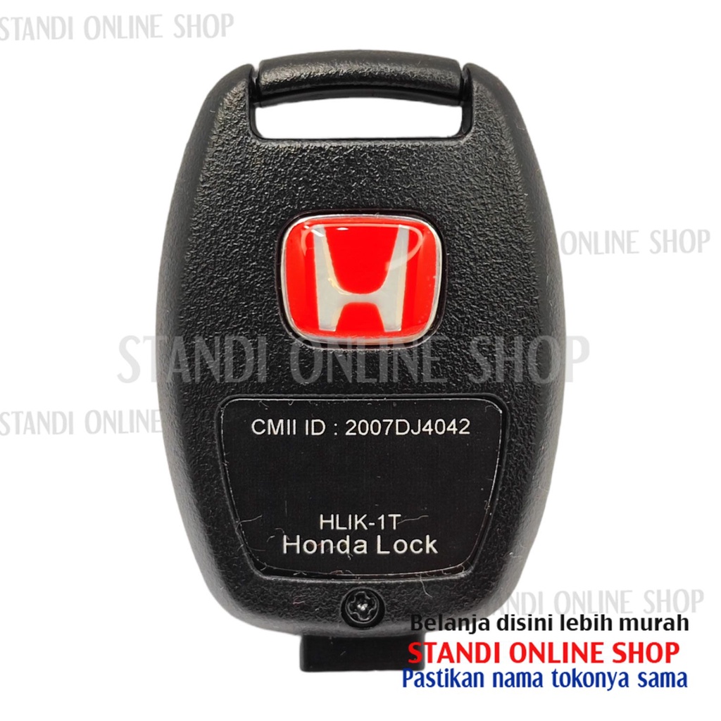 Casing Rumah Kunci Remote Honda CRV Jazz Brio Mobilio City OEM Mugen