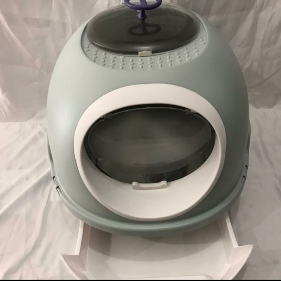 Toilet Kucing Octagon - Bak Pasir Kucing Tertutup - Cat Toilet CP-210