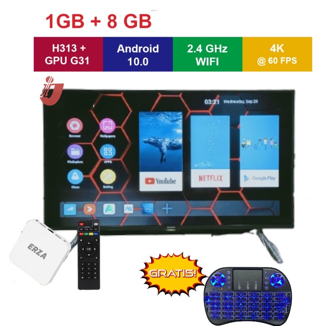Jual Sharp Aquos Led Tv 42 Inch Smart Android Box Versi 10 2t C42bd1i Wifi Indonesia Shopee Indonesia