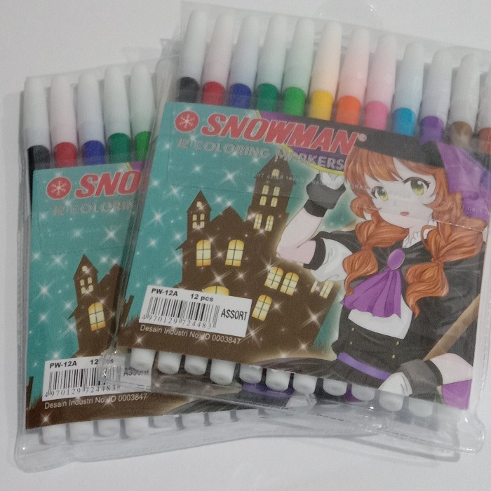 

SPIDOL 12 WARNA SNOWMAN