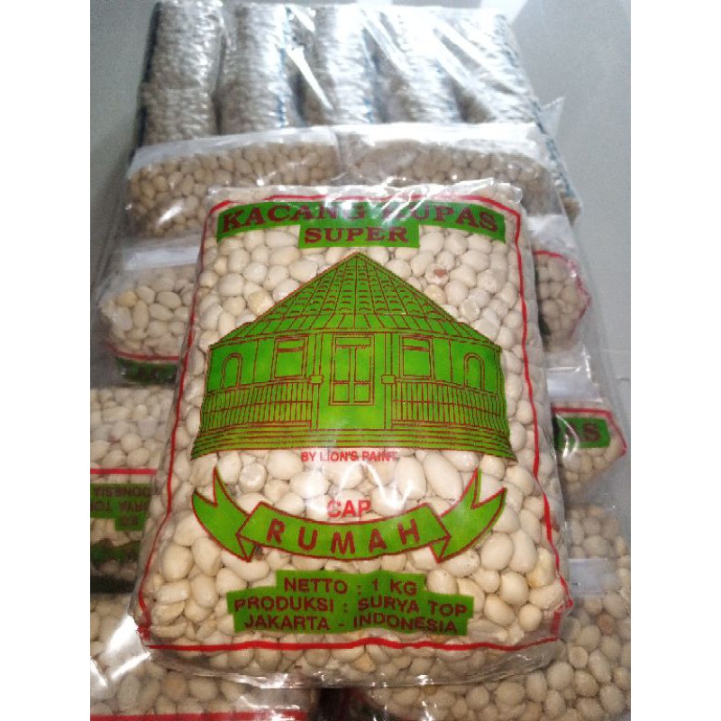 

Cap Rumah 1kg kacang tanah kupas kecil manis