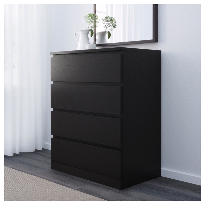 lemari MALM IKEA 4 laci