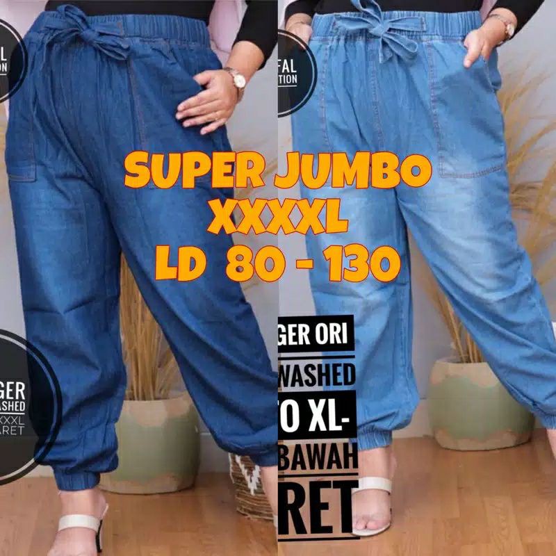 (JUMBO) FIX XXL JOGER JEANS JUMBO