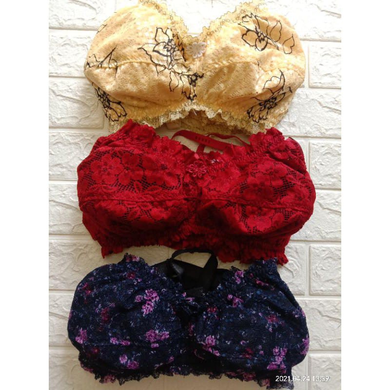 BH Bidadari Bra Full Renda Tanpa Kawat Tanpa Busa Beha Bandung GROSIR bholshop.id