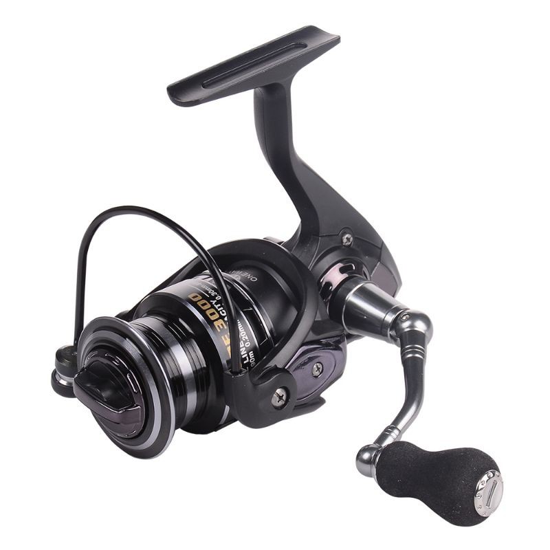 Grab Medan MP Debaone Fishman LURE 2000 Spinning Reel Pancing 5.2:1 12+1 Ball Bearing - Black D