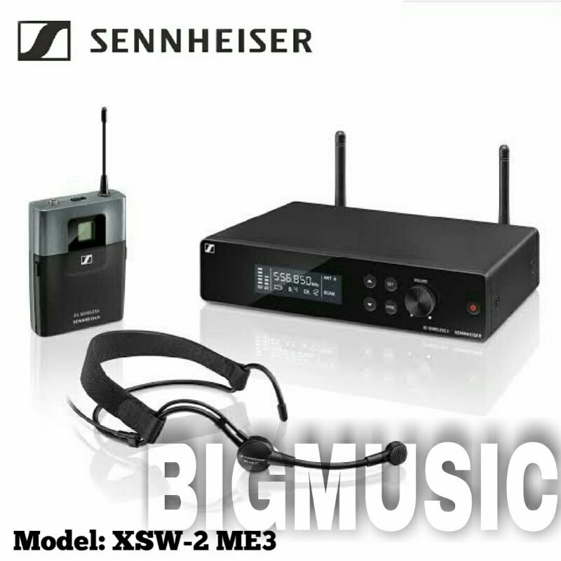 Mic Wireless Sennheiser XSW 2 ME3 Original XSW2-ME3 Headset