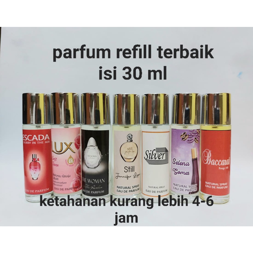 (30CASA) PARFUM REFILL TERBAIK KUALITAS TAHAN LAMA DAN AROMA MENYEBAR. ISI 30 ML, HARGA TERMURAH