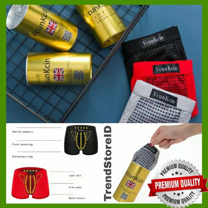 48 MAGNET VCUNKCIN BOXER celana dalam kesehatan pria dewasa celana pendek