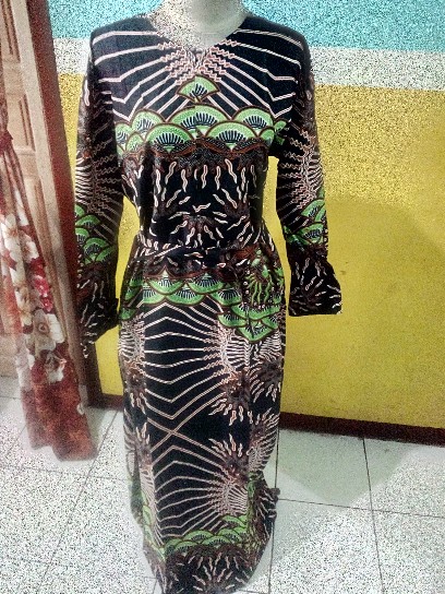 Ms Gamis Batik Sriwedari Maxi Bumil/busui Katun Sogan Allsize & Jumbo