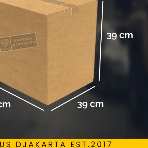 

♥ KARDUS / KARTON BOX BESAR POLOS Uk. 58x39x39 CM ℮