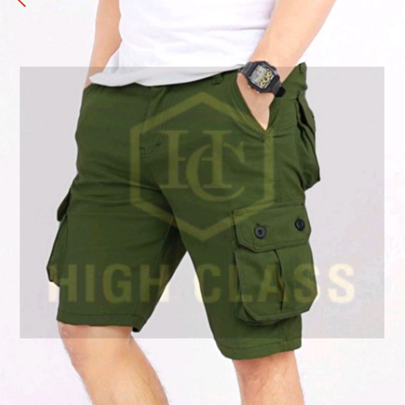 [HC]™ YANG LAGI HOTS Celana Cargo Pendek Pria 27-38 Army Loreng Ufc Venum Mma Pantai Santai Casual