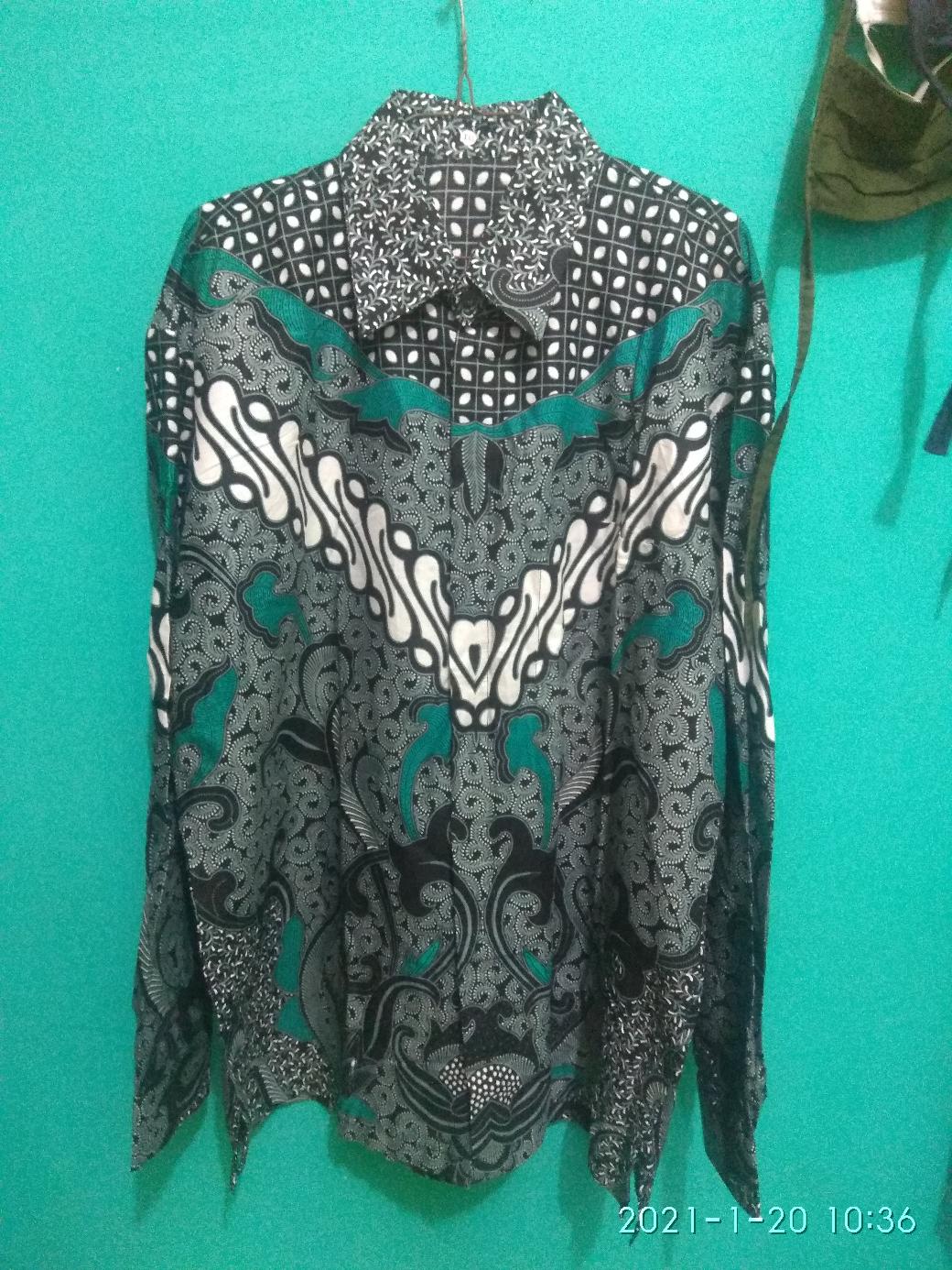 Batik Couple Keluarga - Couple Batik Indonesia Sarimbit Gamis Familly Set Hrb026