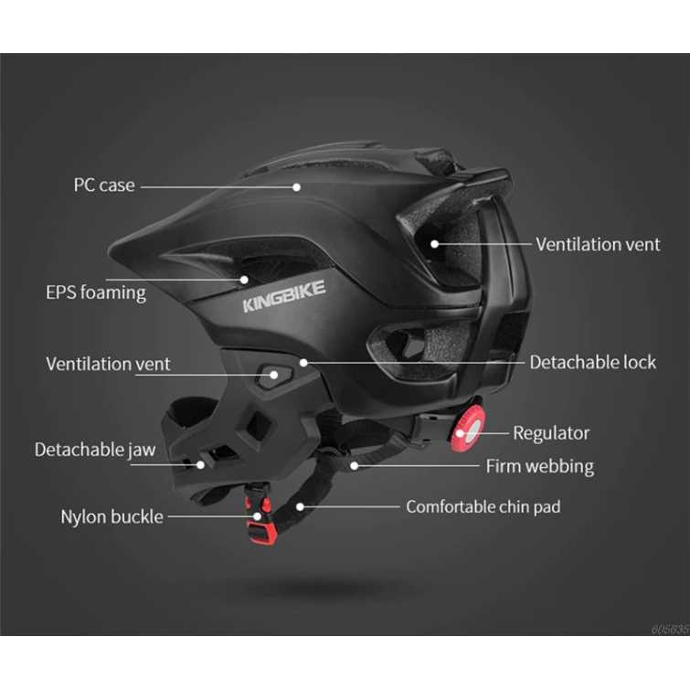 Helm Sepeda Anak Fullface Modular Untuk Sepeda MTB Roadbike - TSTK05