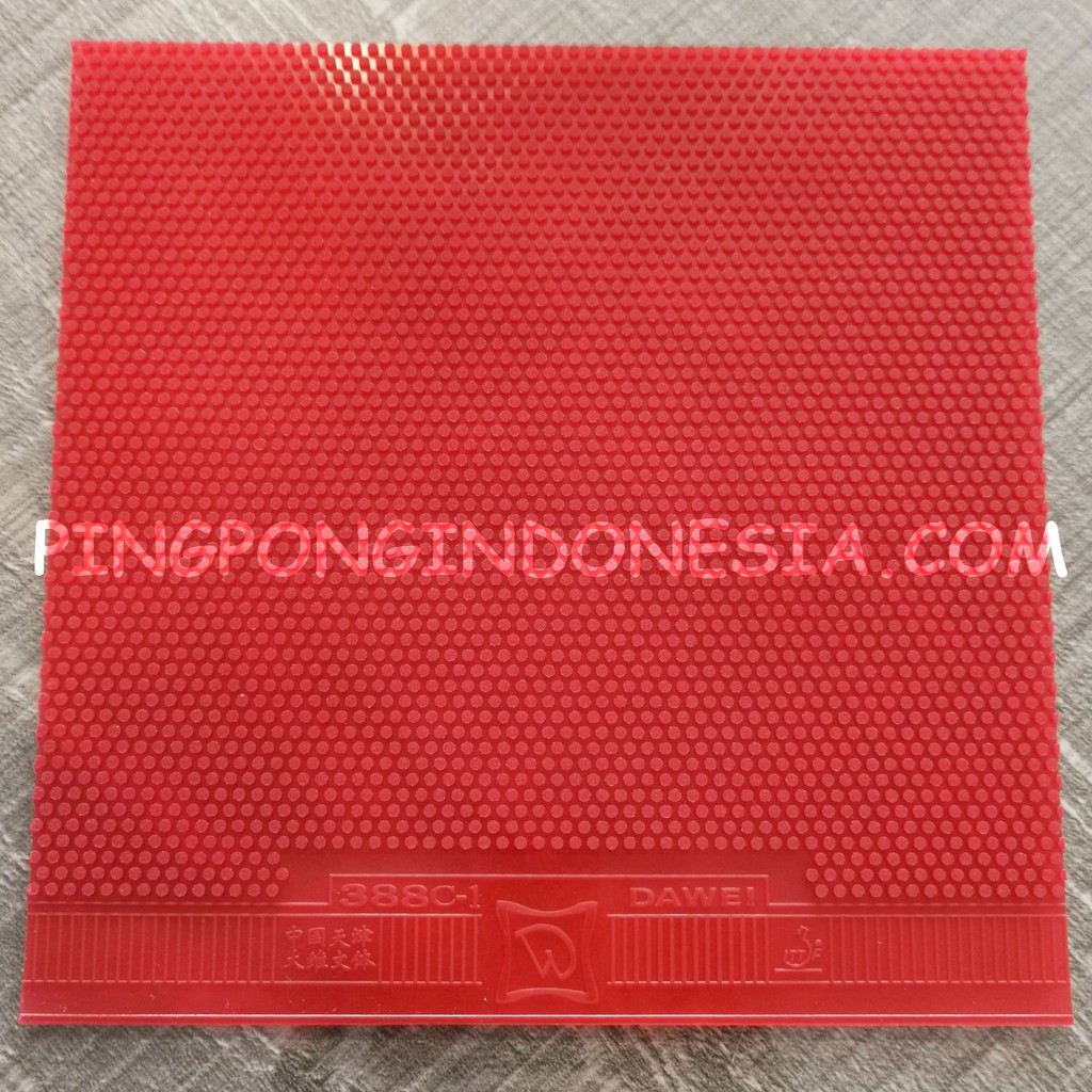 Dawei 388 C-1 OX - Karet Bintik Serang Pendek Short Pips Rubber 388C Bat Bet Pingpong Tenis Meja C1 388C1