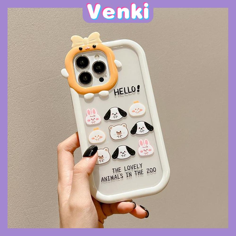 iPhone Case Silicone Soft Case Clear Case Airbag Shockproof Protection Camera Shiny Feel Puppy Cartoon Cute Compatible For iPhone 11 Pro Max 13 Pro Max 12 Pro Max 7Plus xr XS Max