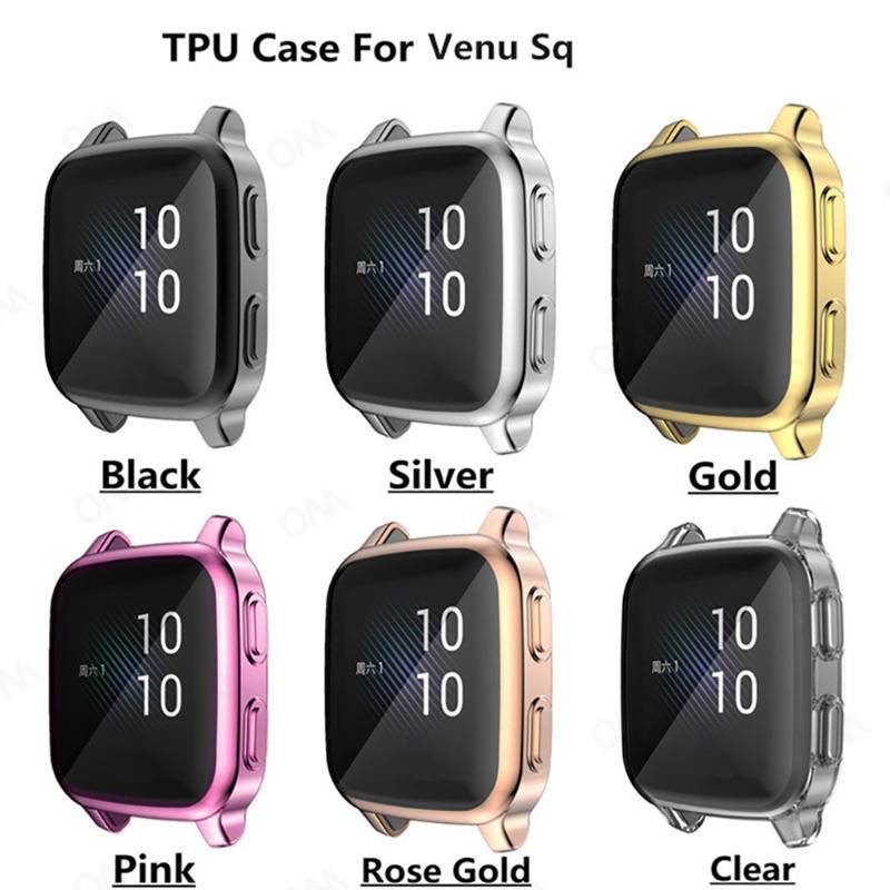 Pelindung Layar Smartwatch Garmin Venu Sq Ultra Slim Lembut Bumper