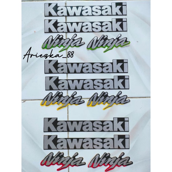 Stiker Striping NINJA / STIKER Tulisan Kawasaki NINJA r ninja rr ninja ss