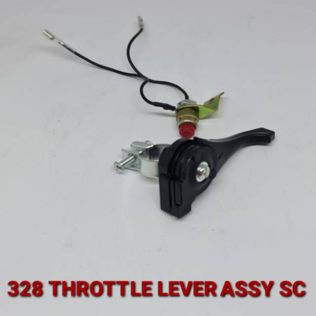 Throttle Control Lever Assy Handel Gagang Gas Komplit On Off mesin Potong Rumput tipe BG 328 318
