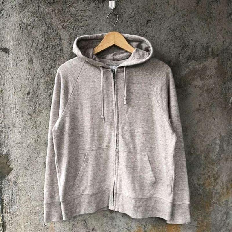 Zipper hoodie uniqlo abu