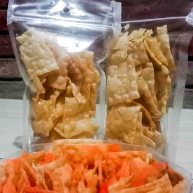 

KRIPIK PANGSIT KRIPSHITBANGJON ALL VARIAN RASA, VARIAN BERAT, HARGA TERJANGKAU, HOME MADE