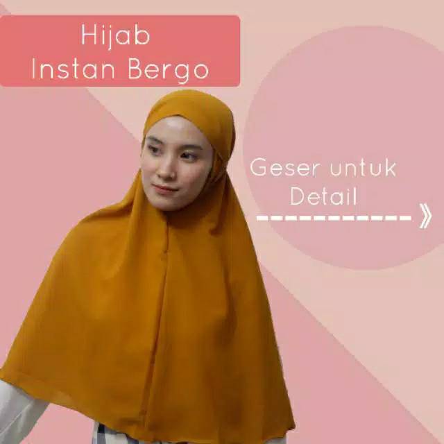HIJAB SHALIHAH INSTAN DAILY SIMPLE NON PET (BERGO MARYAM)DIAMOND IMPORT-2