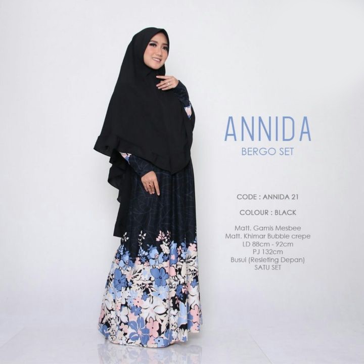 GAMIS SET ANNIDA (ZEMA ORI) MOTIF 21
