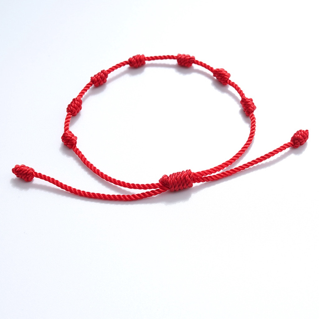 Hu Hu Hu Hu Hu Alat Bantu Pasang Kacamata♡ Gelang Tali Kepang Adjustable Dengan 7 Simpul Gaya Klasik Untuk Unisex