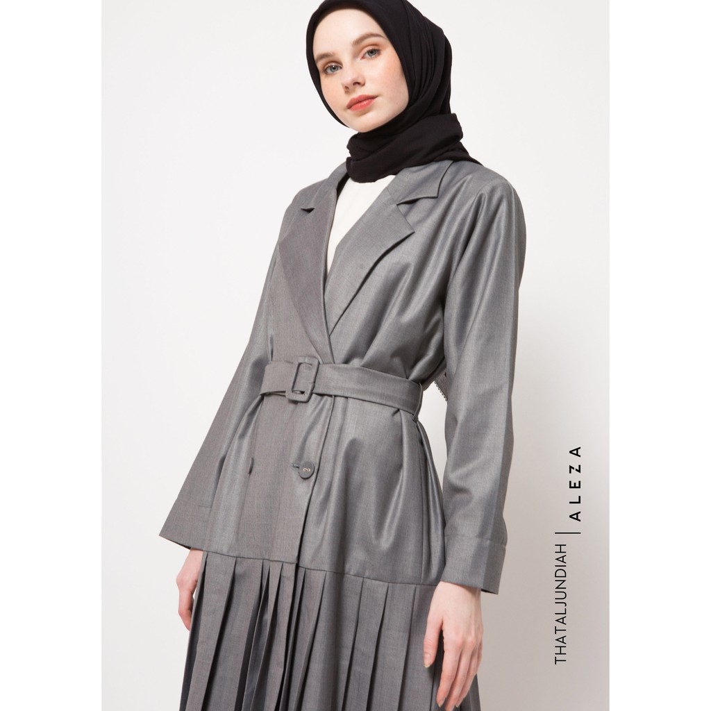 

Thama Trench Dress Gray