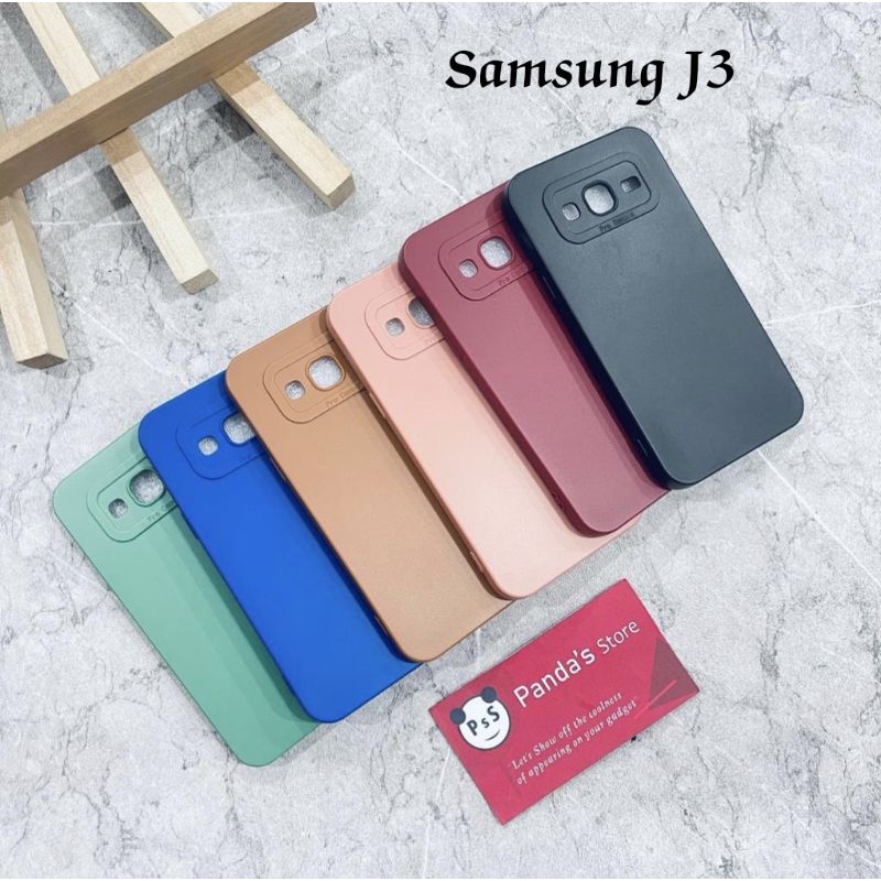 Softcase Pro Camera Samsung J3 Candy Case Full Color 3D Silikon TPU