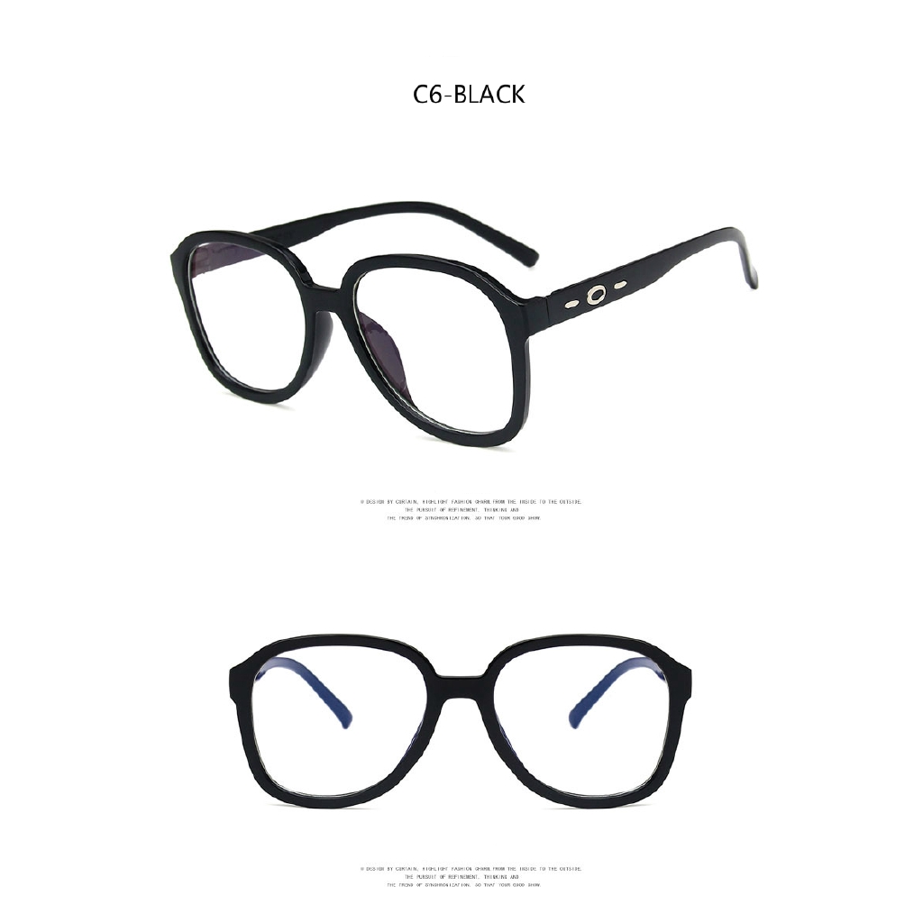 Korean fashion ins big frame retro sunglasses for men and women