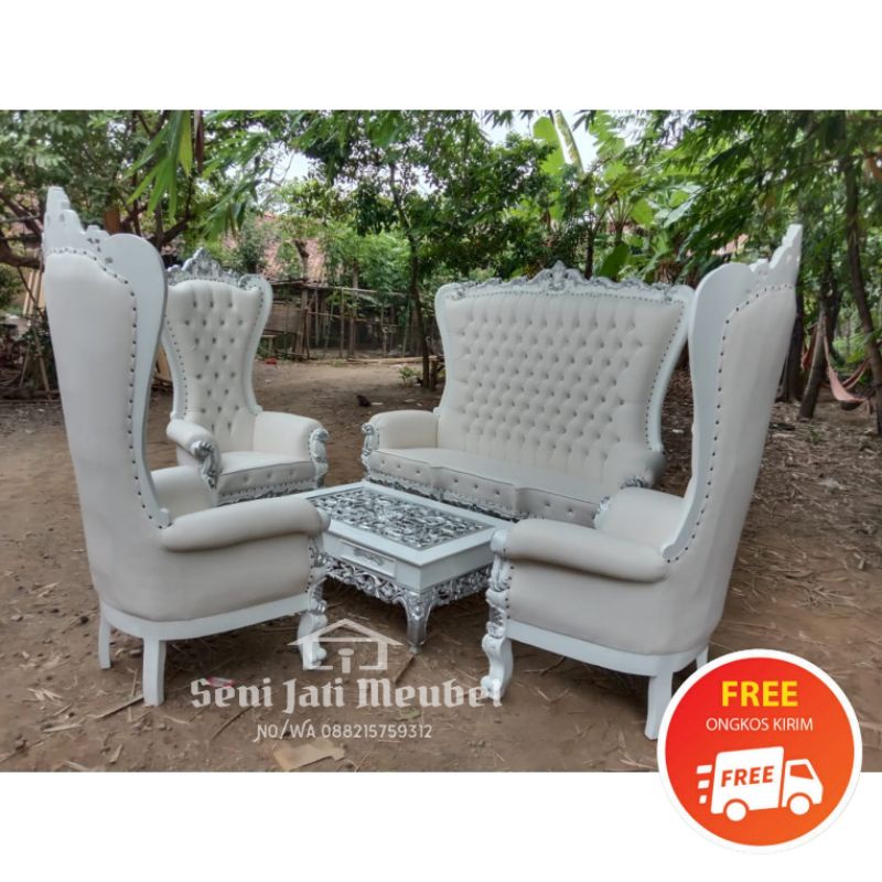 Set Kursi Tamu Sofa Syahrini Ukir Mewah Kursi Sofa Mewah Furniture Jepara