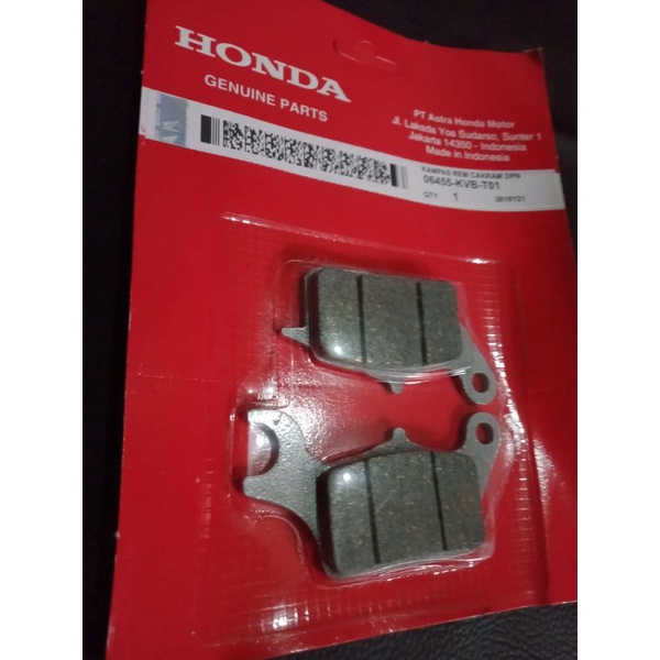 Dispad rem depan/ kampas rem cakram depan Vario, beat karbu, scoopy karbu
