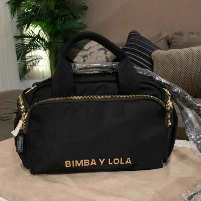 tas bimba original / bimba y lola top handle with longstrap black