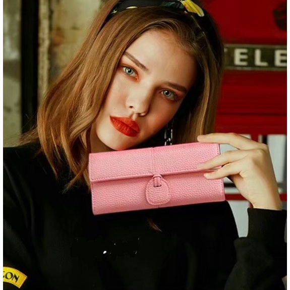 DOMPET PANJANG WANITA MURAH MODEL SIMPLE SEDERHANA ELEGAN BISA COD