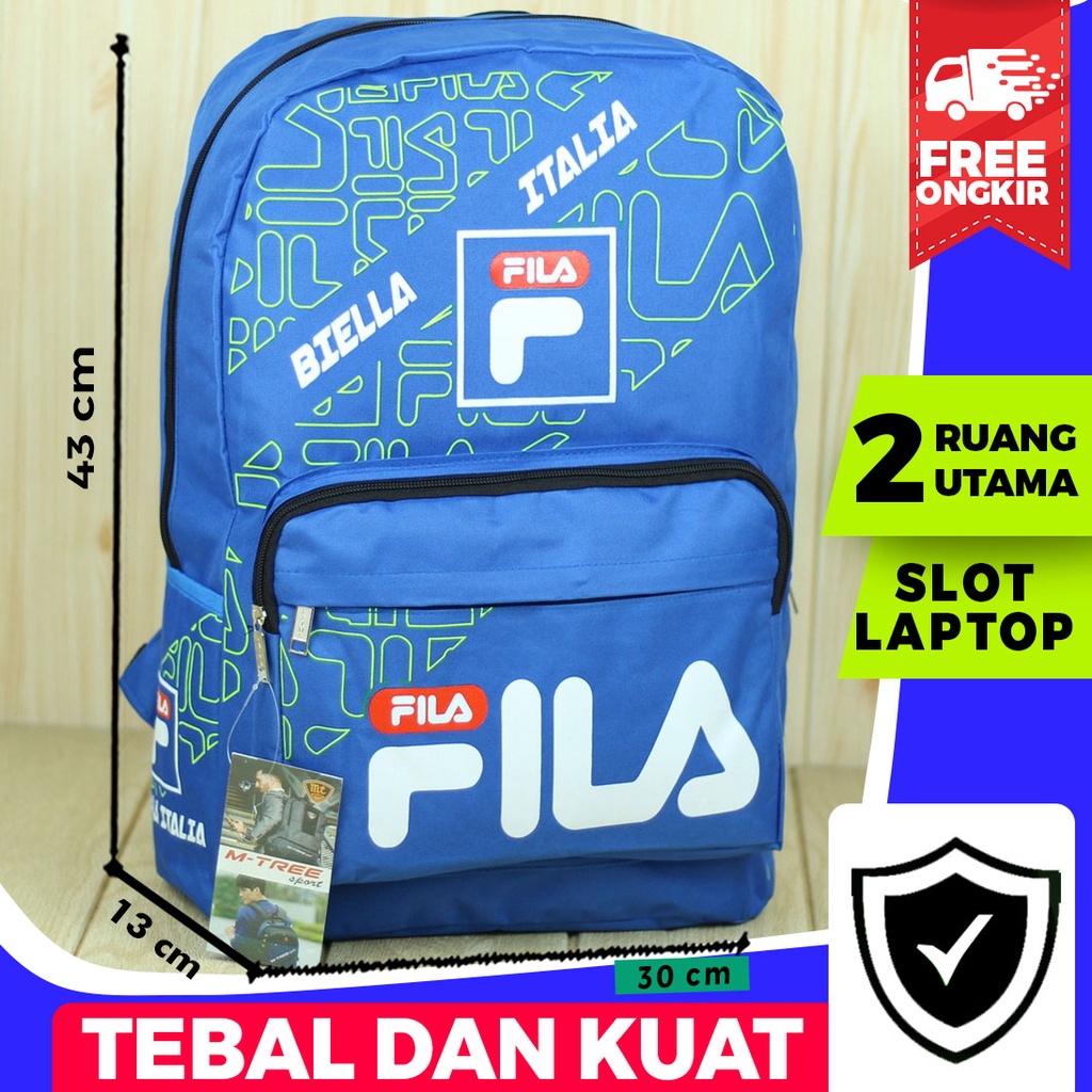 Ransel Punggung Distro Biru Muda Tas Gendong Multifungsi Laki-Laki Pria SD SMP Keren Berkualitas