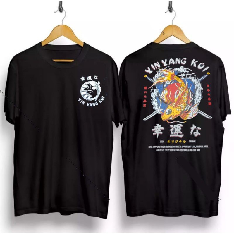 kaus store SAMURAI IKAN KOI Kaos keren/ baju kaos/ atasan pria/ kaos distro/ kaos  pria murah
