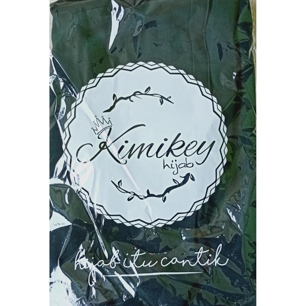 Jilbab Instan Jumbo Shaza By Kimikey-HIJAU BOTOL