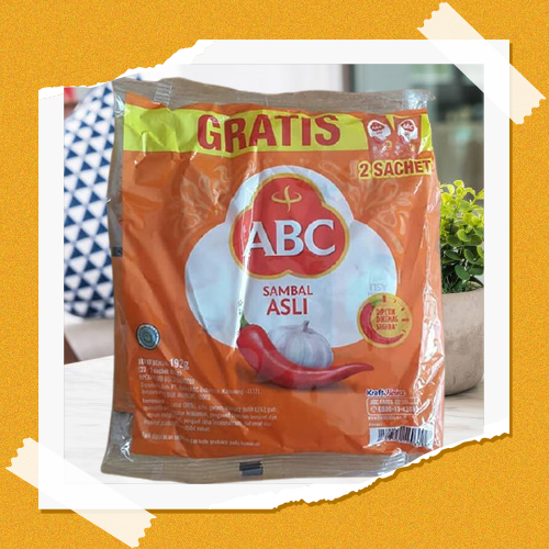 RV KEMASAN PRAKTIS SAOS ABC SAMBAL ASLI SACHET 10 X 18/20 GR