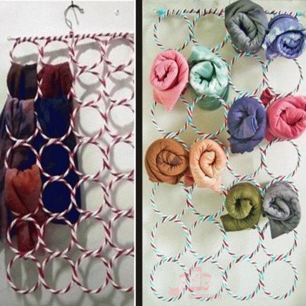 HANGER JILBAB SYAL 28 RING / HANGER UNIK / GANTUNGAN HIJAB MURAH Hanger Bulat Ring / Gantungan Hijab / Gantungan Jilbab / Gantungan Kerudung