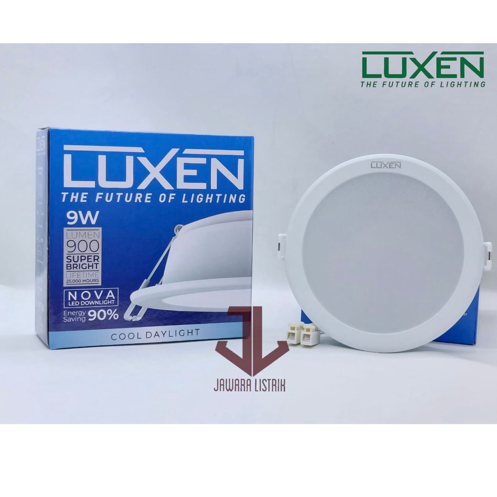 LUXEN NOVA 9 WATT DOWNLIGHT LED PANEL IB BULAT SUPERBRIGHT BERGARANSI